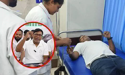 உண்ணாவிரத போராட்டம்: சசிகாந்த் செந்தில் மருத்துவமனையில் அனுமதி