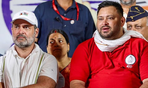 பீகாரில் இந்தியா கூட்டணியின் முதலமைச்சர் வேட்பாளராக தன்னை தானே அறிவித்தார் தேஜஸ்வி யாதவ்