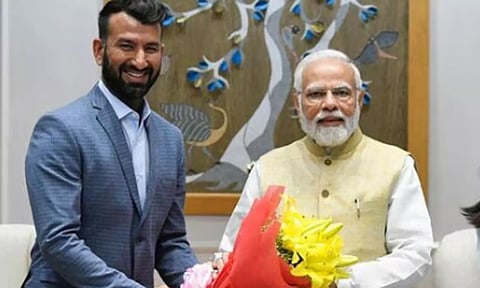 பாராட்டு கடிதம் எழுதிய பிரதமர் மோடி: நன்றி தெரிவித்த புஜாரா