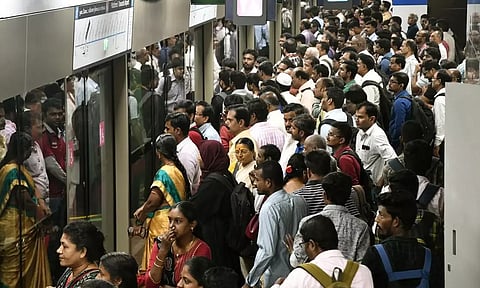 மெட்ரோ ரெயிலில் ஆகஸ்டு மாதம் 99.09 லட்சம் பயணிகள் பயணம்