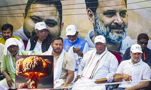 வாக்கு திருட்டை அம்பலப்படுத்த வருகிறது ஹைட்ரஜன் குண்டு: எச்சரித்த ராகுல் காந்தி- பதில் அளித்த பாஜக..!