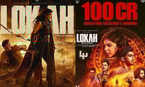 ரூ.100 கோடி..! உலகளவில் வசூலை அள்ளிய "LOKAH"