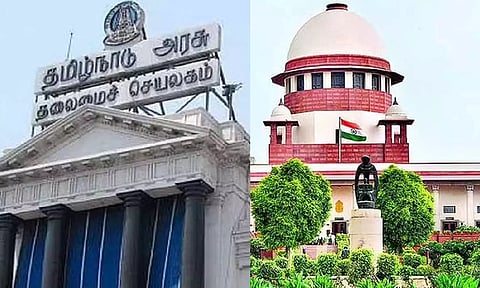 டி.ஜி.பி. நியமன விவகாரம்: தமிழக அரசு அனுப்பிய பெயர் பட்டியலை விரைந்து பரிசீலிக்க வேண்டும்- சுப்ரீம் கோர்ட்டு உத்தரவு