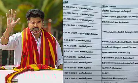 தமிழகம் முழுவதும் சுற்றுப்பயணம் மேற்கொள்ளும் விஜய் - எந்தெந்த நாட்களில் தெரியுமா?