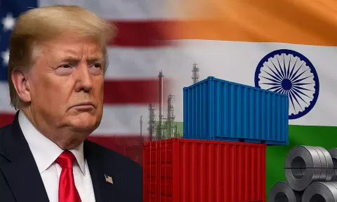 இந்தியா மீது 100% வரி விதிக்க ஐரோப்பிய ஒன்றியத்துக்கு அழுத்தம் கொடுக்கும் டிரம்ப்!