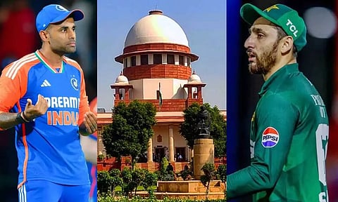 இந்தியா- பாகிஸ்தான் போட்டியை ரத்து செய்யக்கோரி வழக்கு: உச்சநீதிமன்றம் கூறியது என்ன?