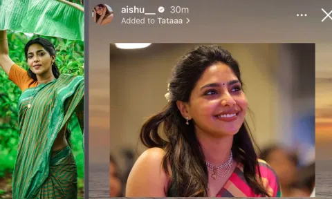 நடிப்பில் கவனம் செலுத்தப்போவதால் இந்த பழக்கத்தை விடுகிறேன் - ஐஷ்வர்யா லட்சுமி எடுத்த முடிவு!