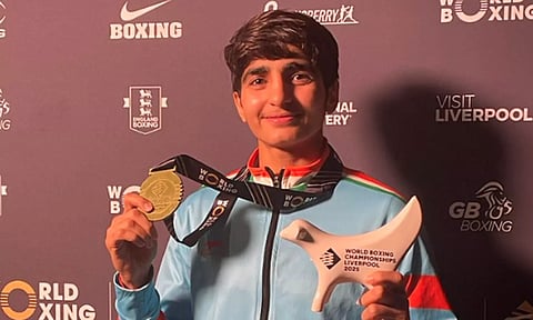 உலக குத்துச்சண்டை சாம்பியன்ஷிப்: தங்கம் வென்றார் மீனாட்சி