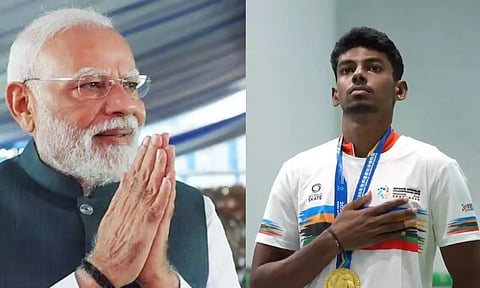 உலக ஸ்கேட்டிங் சாம்பியன்ஷிப்பில் தங்கம் வென்ற தமிழக வீரர் - பிரதமர் மோடி வாழ்த்து