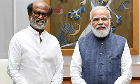 அன்பான தேசத்தை வழிநடத்தும் நித்திய பலம் கிடைக்க வேண்டும் - மோடிக்கு ரஜினி பிறந்தநாள் வாழ்த்து