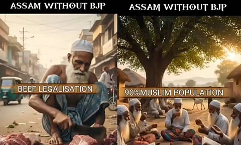 அசாம் 90% இஸ்லாமிய மக்கள் கொண்ட மாநிலமாக மாறிவிடும் - பாஜக வெளியிட்ட வீடியோவால் சர்ச்சை