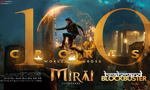 உலகளவில் ரூ.100 கோடி வசூலை அள்ளிய "மிராய்"