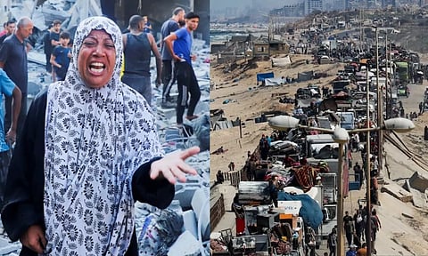 காசாவில் இஸ்ரேல் வெறியாட்டம்.. 65 ஆயிரத்தை கடந்த பலி எண்ணிக்கை - 90% மக்கள் வீடுகளை விட்டு வெளியேற்றம்