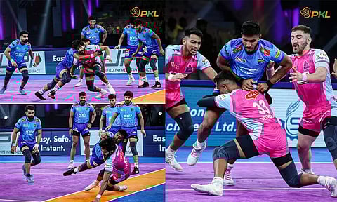 புரோ கபடி லீக்: பெங்கால் அணியை 4 புள்ளிகள் வித்தியாசத்தில் வீழ்த்தியது ஜெய்ப்பூர்