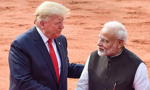 நான் மோடியுடன் நெருக்கமாக இருக்கிறேன்.. எங்களுக்குள் நல்ல உறவு உள்ளது - இங்கிலாந்தில் டிரம்ப் பேச்சு