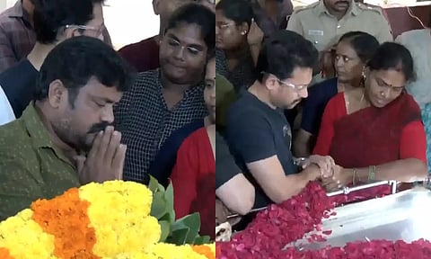 ரோபோ சங்கர் உடலுக்கு திரைப்பிரபலங்கள் அஞ்சலி