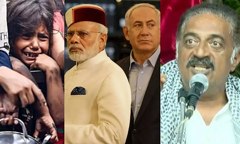 "காசா போருக்கு இஸ்ரேல் மட்டும் காரணமில்லை.. மோடியும் தான் காரணம்" - பிரகாஷ் ராஜ்