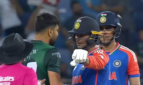 VIDEO: அபிஷேக் சர்மாவுடன் வாக்குவாதத்தில் ஈடுபட்ட ஹாரிஸ் ராஃப்