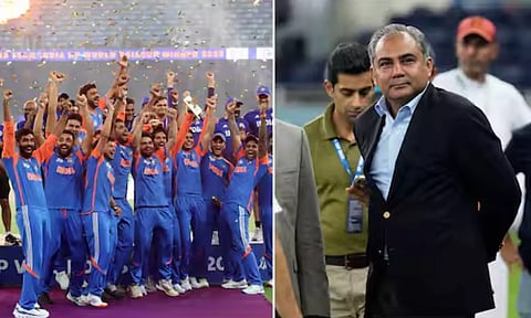 வெறும் கையில் வெற்றி கொண்டாட்டம்: பாகிஸ்தான் அமைச்சரின் கையில் ஆசிய கோப்பையை வாங்க மறுத்த இந்தியா