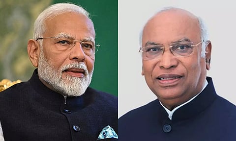 மல்லிகார்ஜுன கார்கேவிடம் நலம் விசாரித்த பிரதமர் மோடி