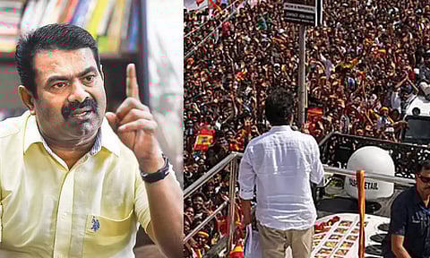 கரூரில் 41 பேர் மரணத்திற்கு விஜயே முதல் காரணம்- சீமான்