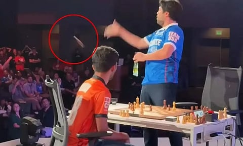 வீழ்த்தியதால் வெறி..! அமெரிக்க கிராண்ட் மாஸ்டரின் செயலால் அதிர்ச்சி அடைந்த குகேஷ்