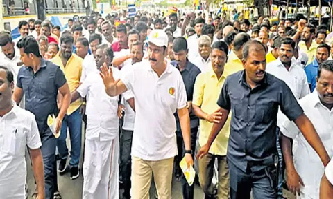 'ரோடு- ஷோ'வுக்கு அனுமதி மறுப்பு- பொதுக்கூட்டத்தில் பங்கேற்கிறார் அன்புமணி ராமதாஸ்