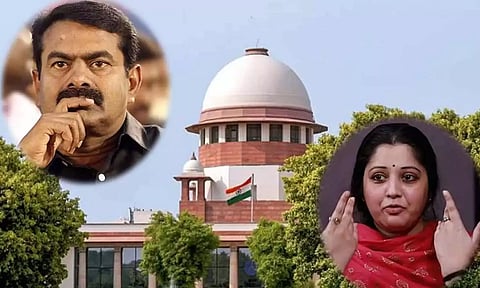 நிபந்தனையற்ற மன்னிப்பு கோரிய சீமான்- விஜயலட்சுமி வழக்கை ரத்து செய்த உச்ச நீதிமன்றம்