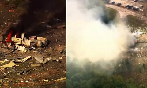 அமெரிக்க ராணுவத்துக்கு வெடிபொருள் தயாரிக்கும் தொழிற்சாலையில் பயங்கர விபத்து - 18 பேர் பலியானதாக அச்சம்