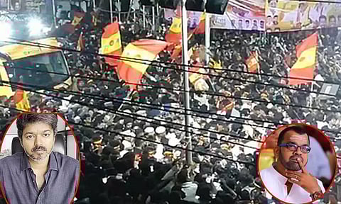 விஜய் தனித்து விடப்பட்டுள்ளார்... அதிமுகவுடன் கூட்டணி வைக்க வேண்டும் - தாடி பாலாஜி கோரிக்கை