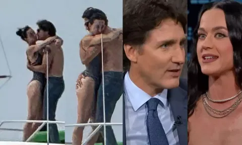 VIRAL: அரைகுறை ஆடையில் பாப் பாடகி கேட்டி பெர்ரியை முத்தமிட்ட கனடா முன்னாள் பிரதமர் ஜஸ்டின் ட்ரூடோ