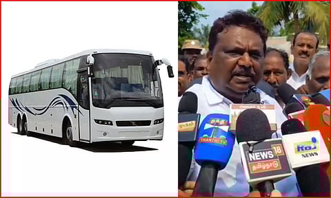 ஆம்னி பேருந்துகள் நாளைக்குள் கட்டணத்தை குறைக்காவிட்டால் கடும் நடவடிக்கை: அமைச்சர் எச்சரிக்கை