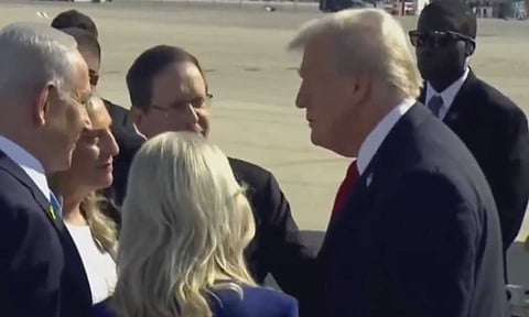 போர் நிறுத்த ஒப்பந்தத்தை அடுத்து முதல்முறையாக இஸ்ரேல் சென்றார் டிரம்ப்