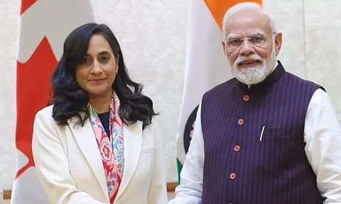 கனடா வெளியுறவு அமைச்சர் அனிதா ஆனந்த் உடன் பிரதமர் மோடி சந்திப்பு