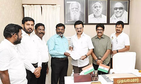 சாதி பெயர்களில் மாற்றம் வேண்டும்: முதலமைச்சர் மு.க. ஸ்டாலினிடம் திருமாவளவன் கோரிக்கை