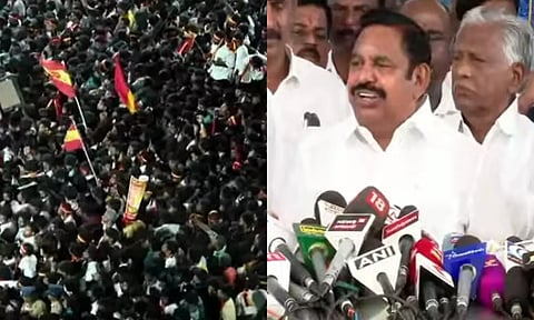 அசம்பாவிதம் ஏற்பட வேண்டும் என்றே த.வெ.க.வுக்கு வேலுச்சாமிபுரத்தில் அனுமதி - இ.பி.எஸ்.