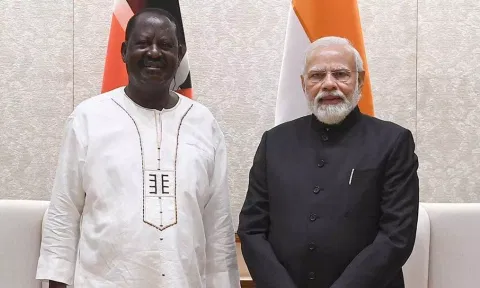 இந்தியாவில் கென்ய நாட்டின் முன்னாள் பிரதமர் மாரடைப்பால் காலமானார் - பிரதமர் மோடி இரங்கல்