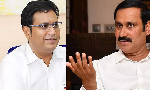 அமைச்சரைப் போல பேச வேண்டும்: குடுகுடுப்பைக்காரரை போல பேசக்கூடாது!- TRB ராஜாவுக்கு அன்புமணி கண்டனம்