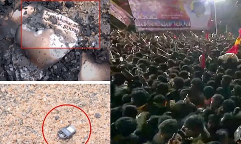 கரூர் கூட்ட நெரிசல் : SIT அலுவலகத்தில் எரிந்த நிலையில் கிடந்த ஆவணங்கள் - பென் டிரைவில் இருந்தது என்ன?