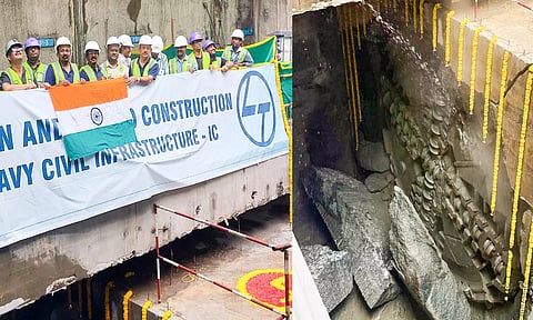 சென்னை மெட்ரோ ரெயில்: சுரங்கம் தோண்டும் பணியை நிறைவு செய்த "வைகை"