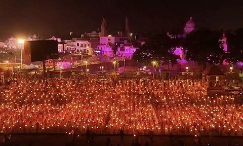 அயோத்தியில் 26 லட்சம் தீபம் ஏற்றி உலக சாதனை: யோகி ஆதித்யநாத் பெருமிதம்