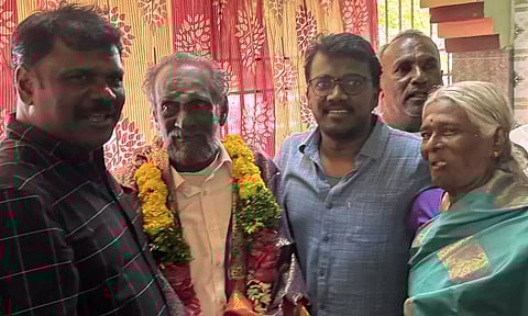 மனத்தி கணேசனின் உடற்பயிற்சி ஆசிரியரை சந்தித்து மரியாதை செய்த இயக்குநர் மாரி செல்வராஜ்