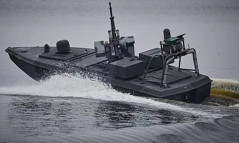 கருங்கடலில் எந்த பகுதியிலும் தாக்கும் வல்லமை கொண்ட நவீன கடல் டிரோன்களை வெளியிட்ட உக்ரைன்