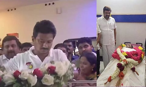 விமர்சனம் எழுந்த நிலையில் பழங்குடியின திமுக MLA உடலுக்கு துணை முதல்வர் உதயநிதி நேரில் அஞ்சலி