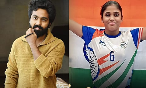 அன்று நான் வியந்தேன்.. இன்று உலகமே வியக்கிறது..!- கபடி வீராங்கனையை பாராட்டிய ஜி.வி.பிரகாஷ்