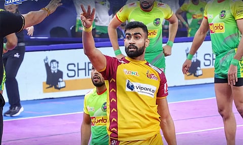 புரோ கபடி லீக்: 2வது தகுதிச்சுற்றுக்கு முன்னேறியது தெலுங்கு டைட்டன்ஸ்