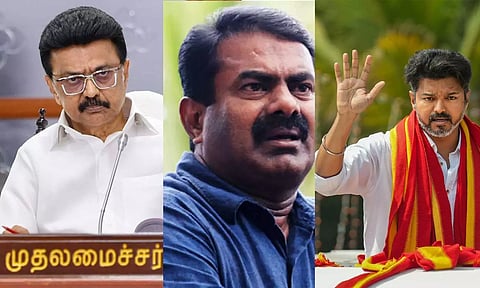 SIR பணி: திமுக-வின் அனைத்துக் கட்சி கூட்டத்திற்கு சீமான், விஜய்க்கு அழைப்பு