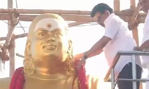 முத்துராமலிங்க தேவர் குருபூஜை விழா - மதுரையில் தேவர் சிலைக்கு முதலமைச்சர் மரியாதை