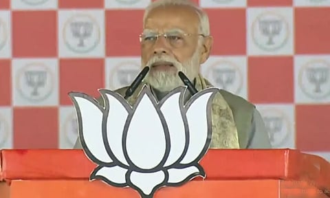 பீகார் மக்களின் சூரியவழிபாட்டை காங்கிரஸ் அவமதித்துவிட்டது-பிரதமர் மோடி குற்றச்சாட்டு