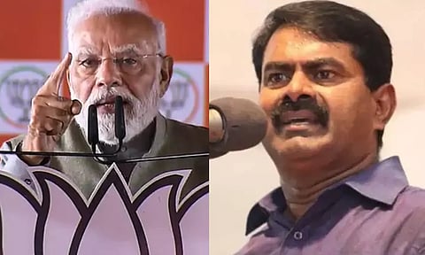 பிரதமர் மோடியின் பொய்ப் பரப்புரை, இனவெறி பாகுபாட்டின் உச்சம்- சீமான்